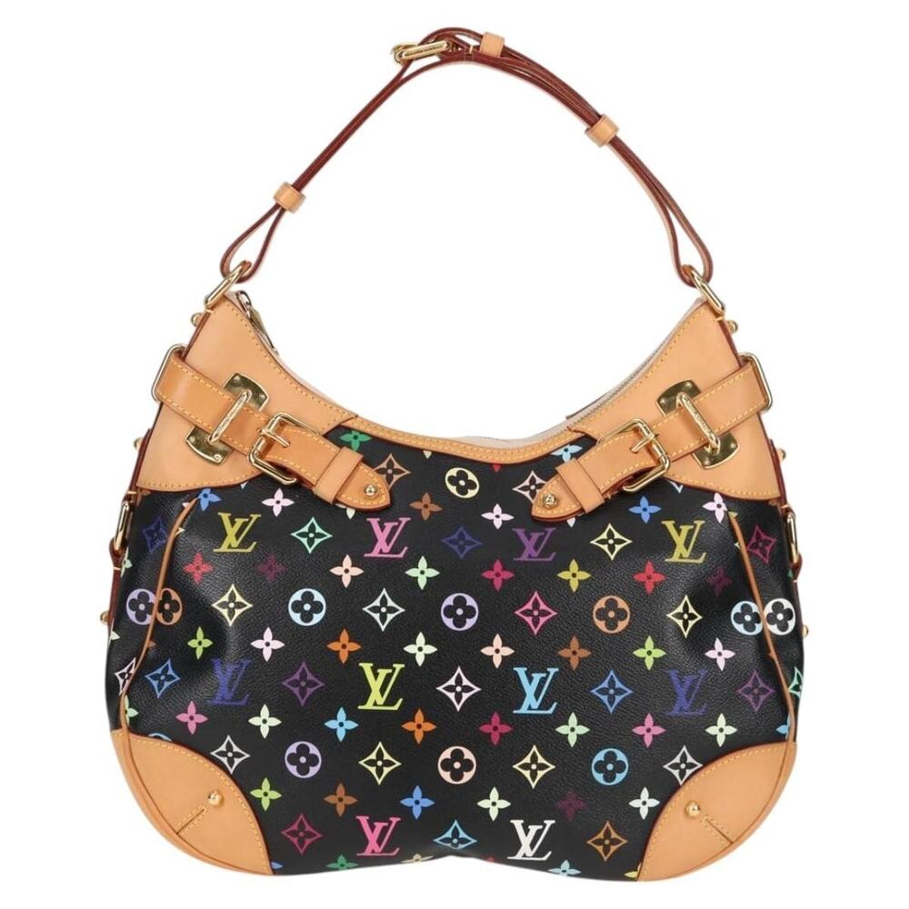 Louis Vuitton Monogram Multicolor Greta Shoulder Bag Black